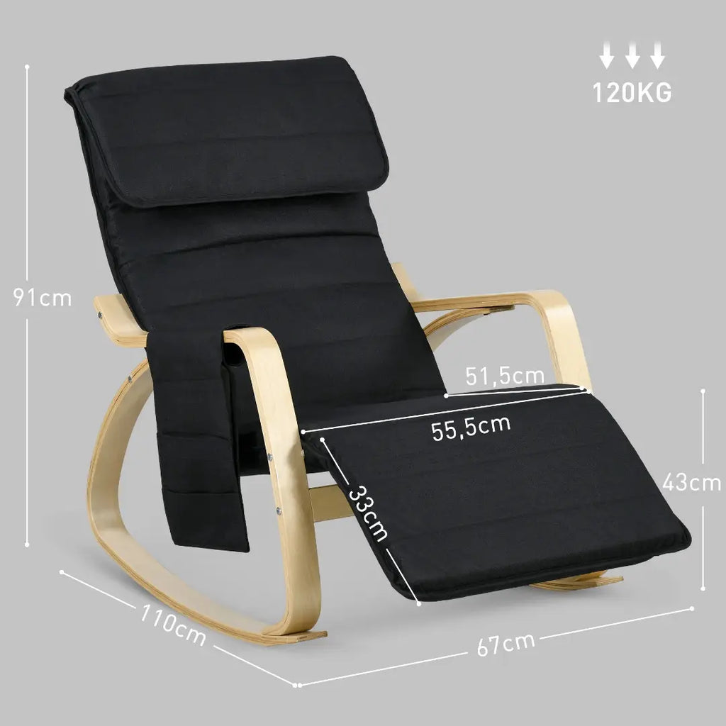 Fauteuil à bascule Maya