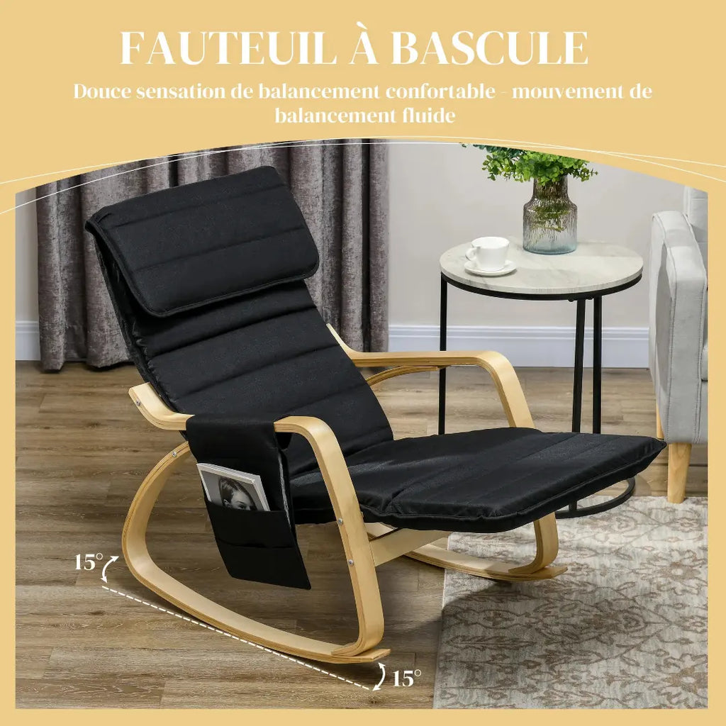 Fauteuil à bascule Maya