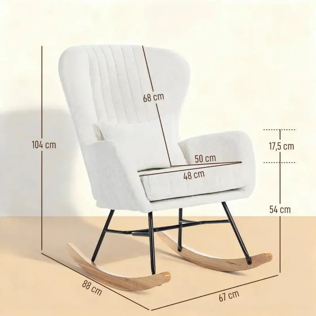 Fauteuil à bascule Mila