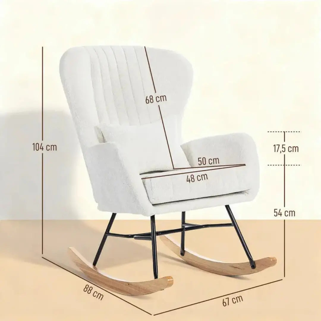 Fauteuil à bascule Mila