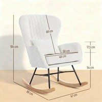 Fauteuil à bascule Mila